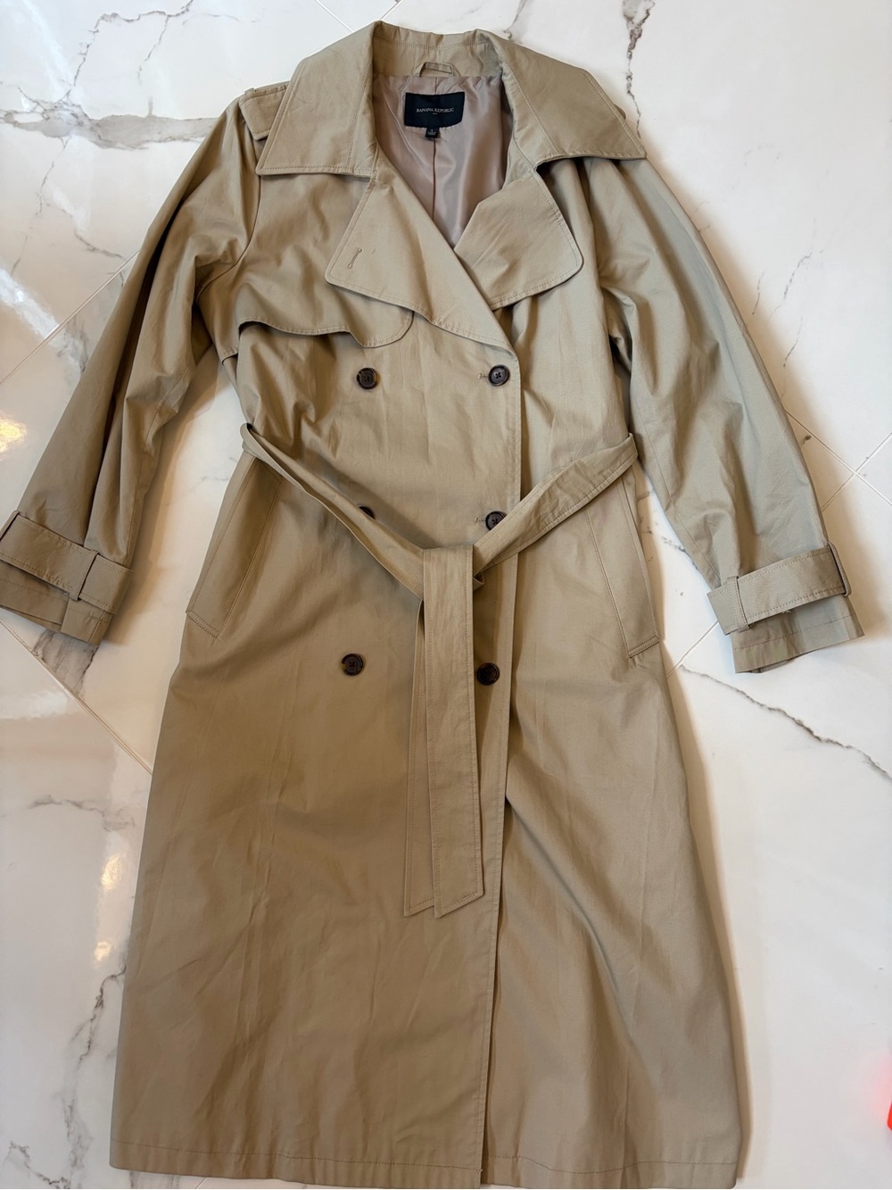 Banana Republic Tan Trench Coat
